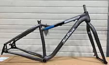 Salsa Blackborow Fat Bike frameset. Med. Great shape. Porcelain Rocket frame bag