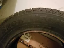 Slightly Used SnowTech Snow Tires X 4 (205/65) Size 15 For Sale (Fits: 205/65R15)