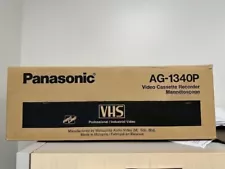 NEW (Sealed) Panasonic AG-1340 Super Drive VCR VHS Player RARE!!!!