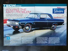 1964 Plymouth Belvedere 426 6-Page Original Color Article 823