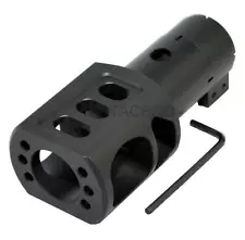 Mossberg 500 500A 12GA Clamp on Muzzle Brake Recoil Reduce - Black