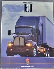 1996 Kenworth T600 Truck Brochure Sleeper Cab Semi Tractor Excellent Original 96