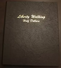 Dansco Coin Album Liberty Walking Half Dollars #7160 Lot 6373