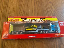 Majorette Super Movers 600 Series 616 Tractor and Light Blue's Trucking Semi