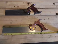 10'' dovetail saw and 8'' dovetail saw