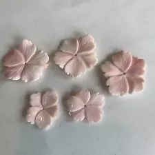 Carved Conch Shell Flowers Great For Jewelry Super Nice Free Shipping