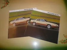 1981 Plymouth TC3 Sales Brochure- Vintage- Two for One