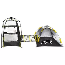 3-in-1 Outdoor Cat Enclosure Tent with a Portable and Foldable Breathable Mes...