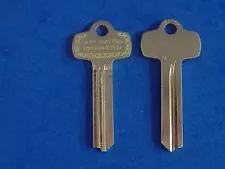 TWO NICKEL SILVER FITS BEST KEY BLANKS FOR "M" KEYWAY