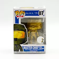 Funko Pop! Halo 07 Master Chief & Cortana Figure Gold Special Edition 2019