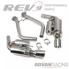 for IS250/IS350 14-16 Cat-Back Exhaust Kit Stainless Steel 4" Double Wall Tip