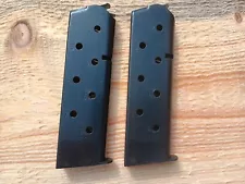 2 Colt 1911 45acp Original 8rd. Magazines