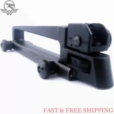 For NcSTAR MARDCH Carry Handle w/ Rear Sight Picatinny Weaver Rail Mount Black