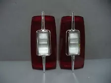 66 Ford Fairlane taillight lenses pair Ford licensed