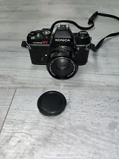Konica Autoreflex TC 35mm Film SLR Camera w/ Hexanon AR 50mm f 1.8Lens Film Test