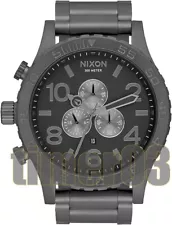 Nixon Watch New All Gunmetal 51-30 Chrono Men A083-632 A083632 Genuine 5130