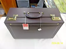 US LUGGAGE new heavy duty file document business sales sample catalog hard case