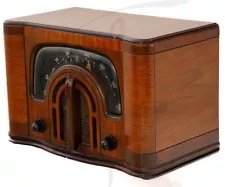 Antique Vintage Zenith 6-D-629 "Boomerang" (1942) Tube Radio Working!