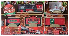 EZTEC Holiday Express Christmas Train Set Battery Operated Wireless Remote 35pc