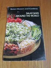 Thermo Serv Salad Bar COOKBOOK LET ONLY Better Homes & Gardens Recipes 1978