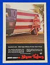 1976 DOUG THORLEY HEADERS ORIGINAL COLOR PRINT AD "SHOW TUBES" SIDEPIPES COMBO