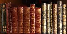 NEW Easton Press 100 Greatest Books Full Leather Hubbed Spines Shrink-Wrapped