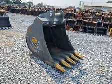 42" Strickland Bucket; 80 mm Pins; Fits:Cat, Case, Deere, Komatsu, Volvo,Hitachi