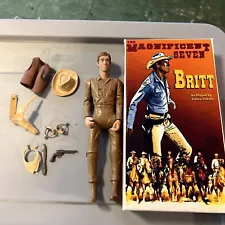 Rare MARX Johnny West The Magnificent Seven Britt James Coburn 12” Figure