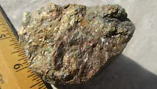 Rough Peacock Ore Sparkle mineral rock O12