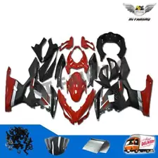 FD Injection Red ABS Fairings Fit for Kawasaki 2018-2023 NINJA 400 EX400 c003 (For: 2019 Ninja 400)