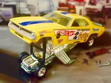 Don "The Snake" Prudhomme 1970 70 Plymouth Cuda Nitro Funny Car 1/64 Scale LE C