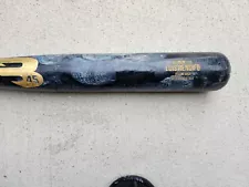 Luis Rengifo B45 Game Used Cracked Bat. Los Angeles Angeles