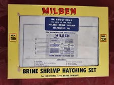 Milben Staining Set No. 250 Brine Shrimp Hatching Set Vintage Science Supplies