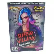 Amazing Super Villains Hidden Object Games for PC 15 Game DVD Pack + Code