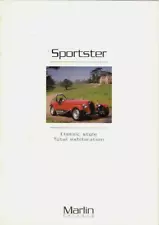 Marlin Sportster TOi Late 1990s UK Market Sales Brochure