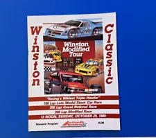 NASCAR Martinsville Speedway Program 1989 Whelen Modified Late Model Sportsman