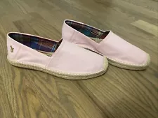 POLO RALPH LAUREN Men's Cevio Canvas Loafers Pink - US MEN'S SIZE 10D