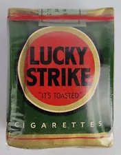 Vintage RARE Lucky Strike Cigarette Pack 1940's Unopened "Sea Stores" Navy WW2