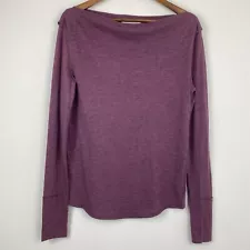 We The Free People size Small Women’s Kimmi Purple Fig Jam Long Sleeve Top