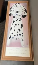 Mackenzie Thorpe Herbert Framed Dog Print Large