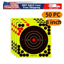 50 Pack 8" Shooting Targets Splatter Paper-Shots Burst Gun Shoot Rifle Highwild