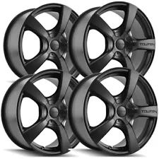 (Set of 4) Touren TR9 16x7 5x5" +42mm Matte Black Wheels Rims 16" Inch (For: 2004 Jeep Grand Cherokee)