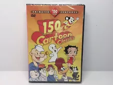 150 CARTOON CLASSICS 4 Disc DVD Set Great For Kids Brand New Free Shipping