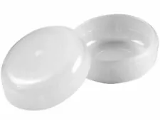 24 Glides 1.5" Patio Furniture Plastic Caps White for Wrought Iron Chairs Tables