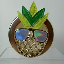 Bath & Body Works Scentportable Visor Air Freshener Pineapple w/ Sunglasses