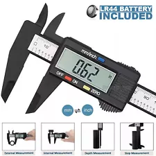 6" 150mm Digital Caliper Micrometer LCD Gauge Vernier Electronic Measuring Tool