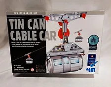 4M Tin Can Cable Car Science Fair Project Mechanics Engineering New in the Box