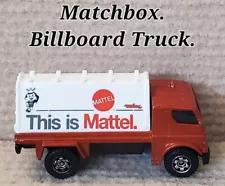 Matchbox. Billboard Truck. Loose.