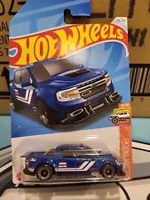 Hot Wheels '22 Ford Maverick Custom Blue Truck #196 Mainlines 2024 Case M