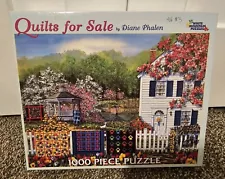 White Mountain "Quilts For Sale" Jigsaw Puzzle * 1000 Pieces * Complete * Rare